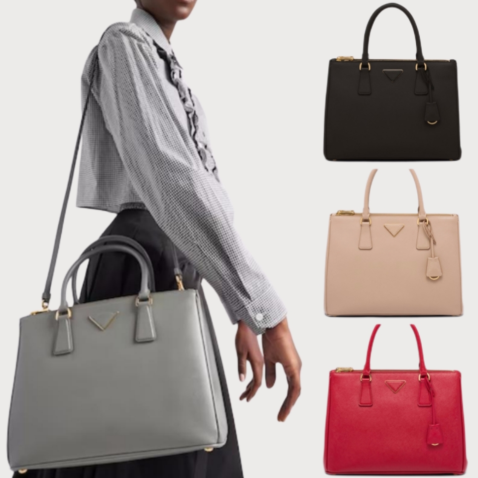 Classic Designer Tote Bag Galleria Cowhide Womens Saffiano Bag Shopping Bag 2023 New Handbag Genuine Leather Fashion Interpretation Eternal
