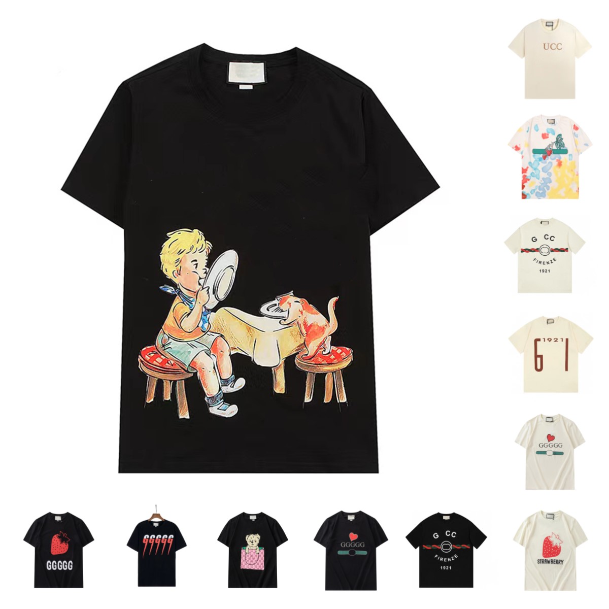Designers tshirt gucci shirts Summer Fashion Mens Womens Tees guccy Tshirt Loose Sleeve Tops Luxurys Letter Cotton T-Shirt Clothing Polos Short Sleeve
Designers tshirt gucci shirts Summer Fashion Mens Womens Tees guccy Tshirt Loose Sleeve Tops Luxurys Letter Cotton T-Shirt Clothing Polos Short Sleeve