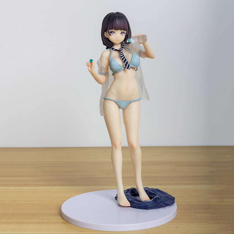 Funny Toys Daiki Kougyou JK x ONAKA #1 Mizu wo Nomasetekurenai Dokyusei 1/7 Scale PVC Action Figure Anime Figure Model Toys Doll