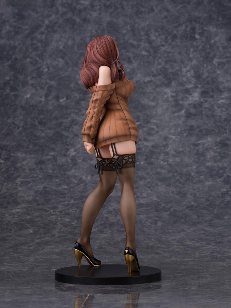 Funny Toys 28CM Anime Daiki Kogyo Non Oda Illustration Shiho Kujo Brown Hair Ver PVC Action Figure Japanese Anime Sexy Figure Mo