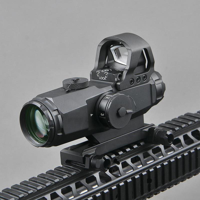The new Mark 4 High Accuracy Multi-Range Riflescope HAMR 4x24mm Magnifier Red Dot Scope Hybrids Sight