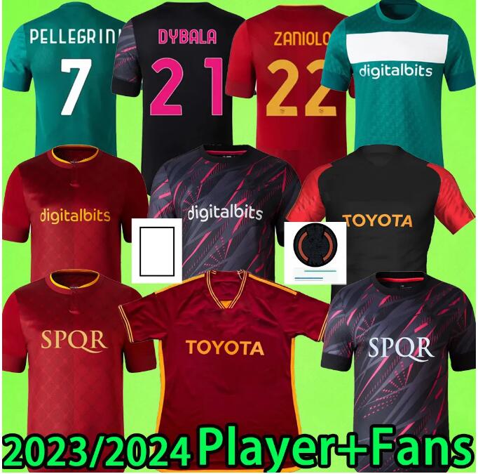 23 24 romAs DYBALA Soccer jerseys maglia Pellegrini belotti CELIK Abraham 2023 2024 MANCINI KUMBULLA Football EL SHAARAWY Training uniform kids kit Player version
23 24 romAs DYBALA Soccer jerseys maglia Pellegrini belotti CELIK Abraham 2023 2024 MANCINI KUMBULLA Football EL SHAARAWY Training uniform kids kit Player version