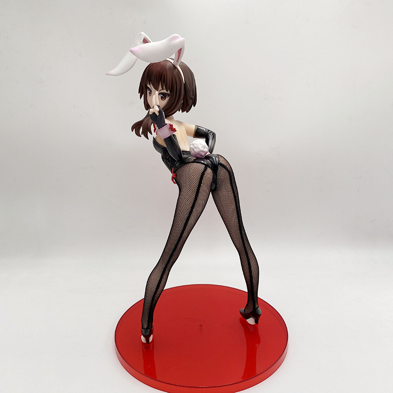 Funny Toys Freeing KonoSuba Gods Blessing on this Wonderful World! Megumin Bunny Ver. PVC Action Figure Anime Figure Model Toys