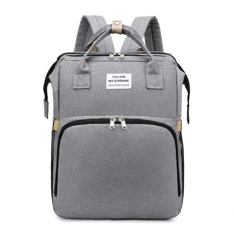 2023 Diaper Bag Mummy Baby Backpack With Folding Changing Station Portable Waterproof High Capacity Outdoor Travel Nappy Changing Backpacks