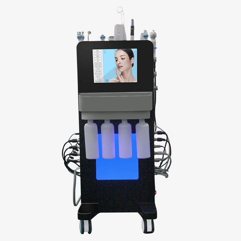 14 in 1 Microdermabrasion Auqa Water Deep Cleaning RF Face Lift Skin care face Spa machine Tightening Beauty salon equipment