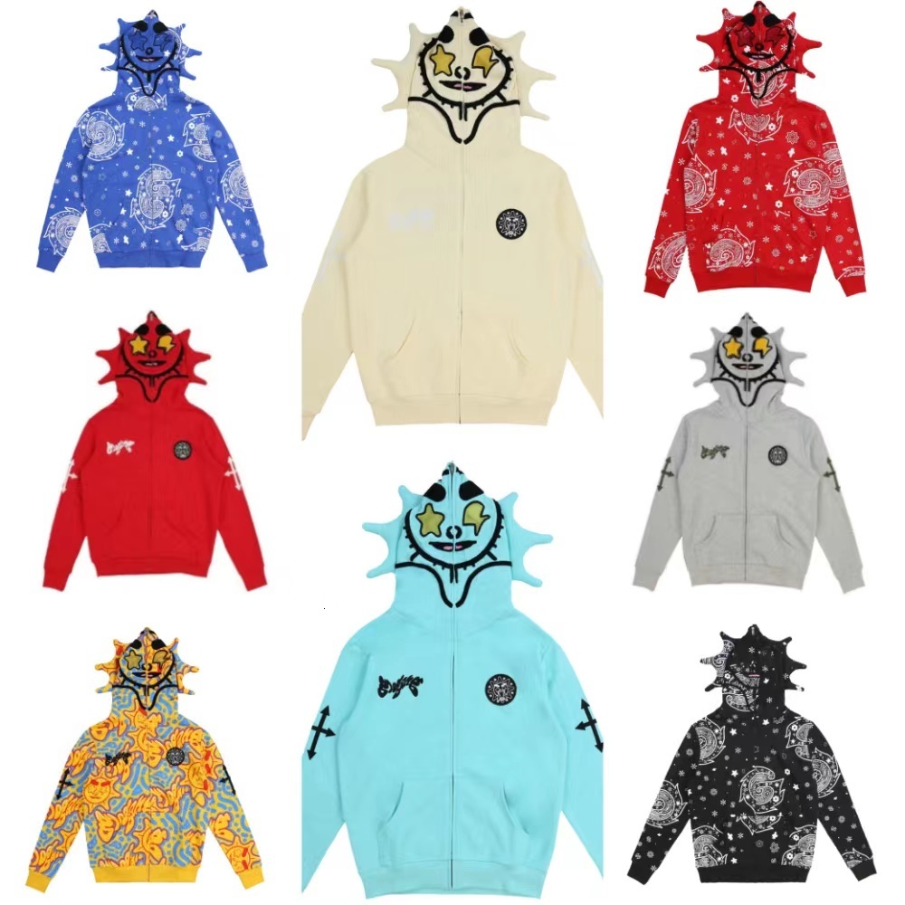 Men's Hoodies Sweatshirts Gothic Punk Sweatshirt Streetwear Women Print Long Sleeve Casual Zipper Jacket Hooded Tops Y2K Skull Unisex Cardigan 230529
Men's Hoodies Sweatshirts Gothic Punk Sweatshirt Streetwear Women Print Long Sleeve Casual Zipper Jacket Hooded Tops Y2K Skull Unisex Cardigan 230529
