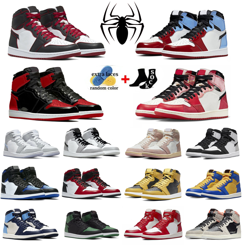 Basketball Shoes Jumpman 1 1s Spider Verse Lost Found University Blue Lucky Green Dark Fearless Men Women Sport Sneakers, 22
Basketball Shoes Jumpman 1 1s Spider Verse Lost Found University Blue Lucky Green Dark Fearless Men Women Sport Sneakers, 22