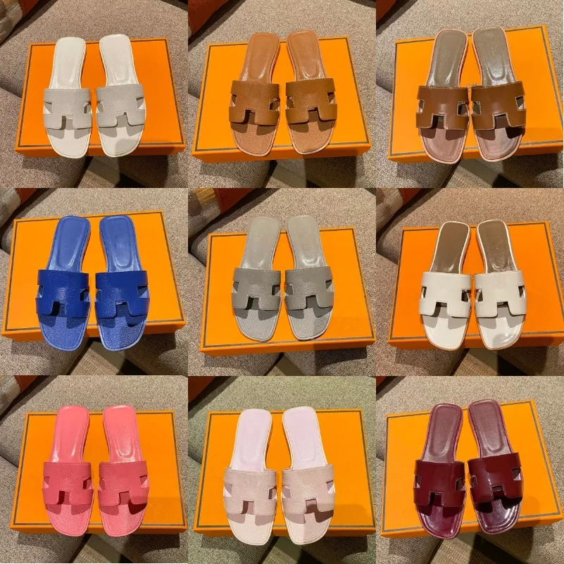 Womens Sandals Designer Slippers Flat Flip Flops Genuine Leather Slide Ladies Beach Sandal Summer Shoes With box Size 42, 12#
Womens Sandals Designer Slippers Flat Flip Flops Genuine Leather Slide Ladies Beach Sandal Summer Shoes With box Size 42, 12#