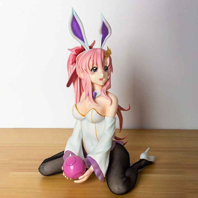 Funny Toys FREEing Mobile Suit SEED Lacus Clyne Bunny Girl B-style 1/4 Scale PVC Action Figure Anime Sexy Figure Model Toy Doll