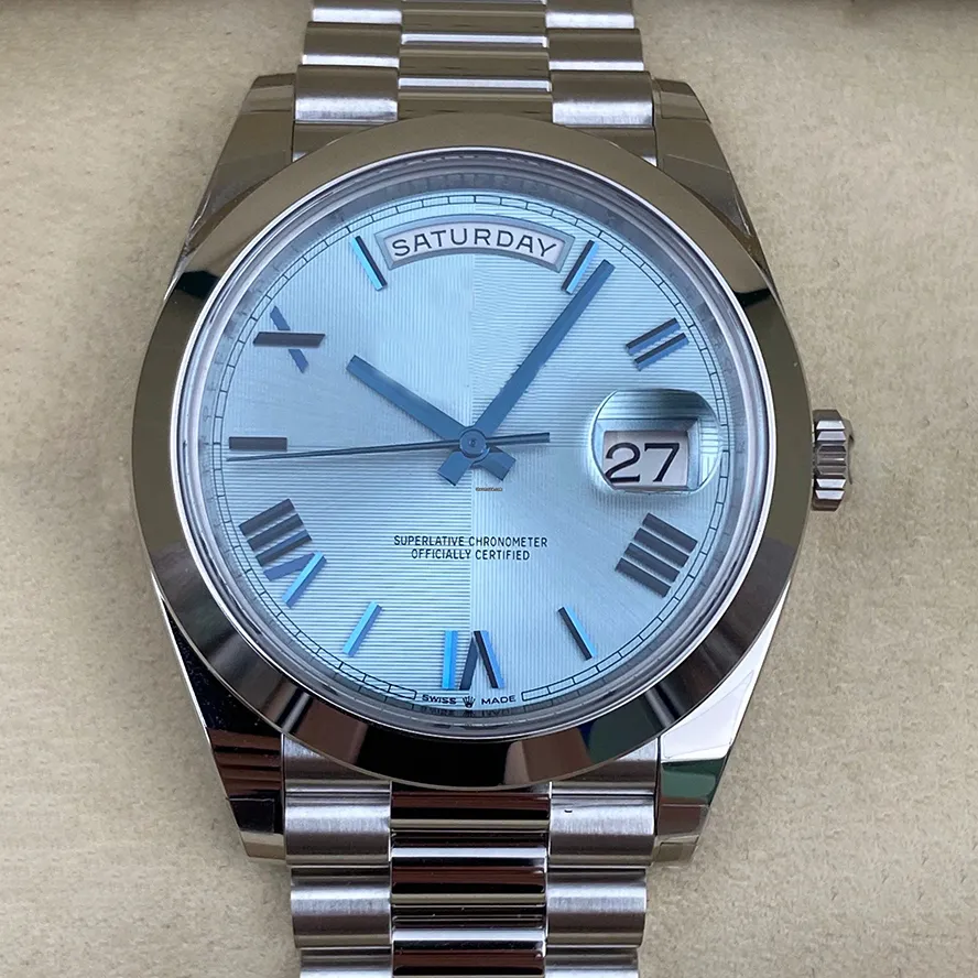 Designer wristwatches mens Watch Maker 40mm Rome Dial Day-Date 228235 President Asia 2813 Movement Mechanical Automatic Men's Watches, 17 
Designer wristwatches mens Watch Maker 40mm Rome Dial Day-Date 228235 President Asia 2813 Movement Mechanical Automatic Men's Watches, 17