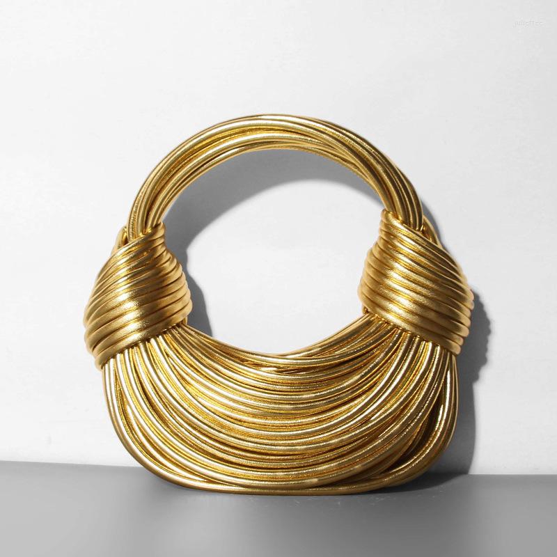 Evening Bags Woven Tie Knote Hobos Shoulder Crossbody Bag Women Vegan Leather Handbag And Purse 2023 Trendy Messenger Band Design, Gold
Evening Bags Woven Tie Knote Hobos Shoulder Crossbody Bag Women Vegan Leather Handbag And Purse 2023 Trendy Messenger Band Design, Gold