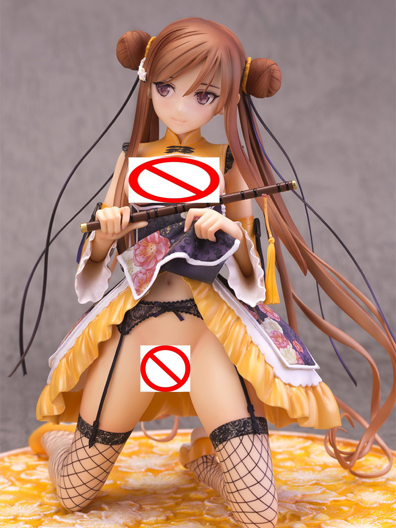 Funny Toys SKYTUBE PREMIUM ORIGINAL CHARACTER BY TONY CHUN MEI JIN LIAN GOLDEN VER. PVC ACTION FIGURE ANIME FIGURE MODEL TOYS DO