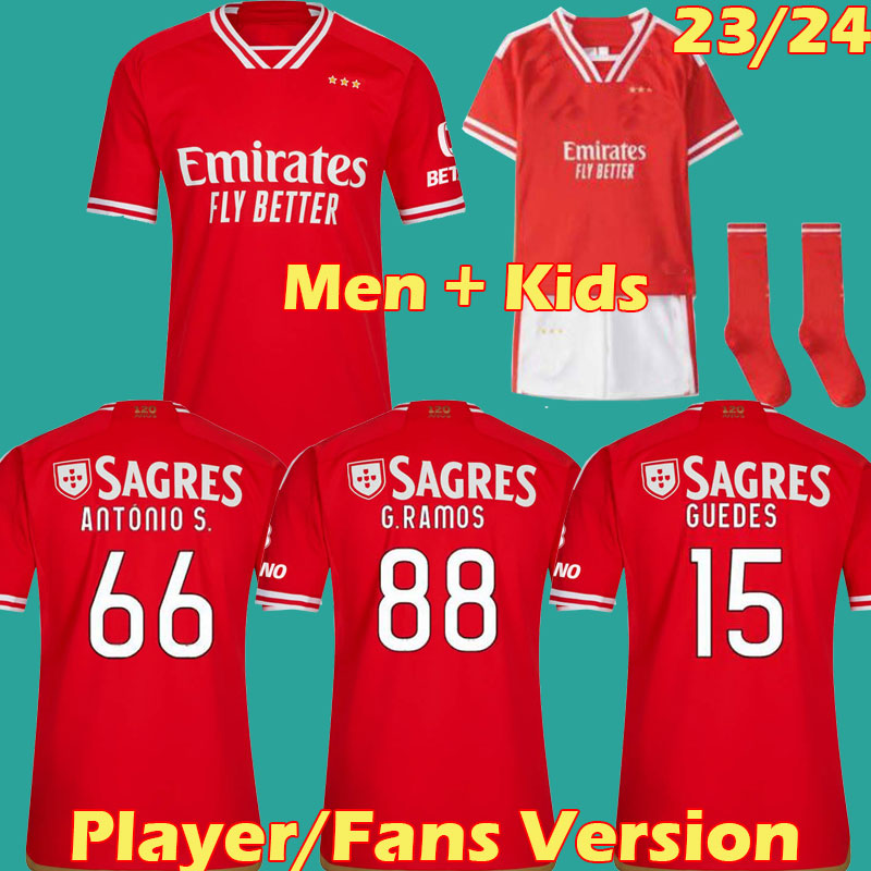 23 24 Fans Player version Benfica soccer jerseys SEFEROVIC WALDSCHMIDT EVERTON PIZZI RAFA DARWIN G.RAMOS 2023 2024 Home Away Men kids kit Football shirts OTAMENDI 888, Home league patch
23 24 Fans Player version Benfica soccer jerseys SEFEROVIC WALDSCHMIDT EVERTON PIZZI RAFA DARWIN G.RAMOS 2023 2024 Home Away Men kids kit Football shirts OTAMENDI 888, Home league patch