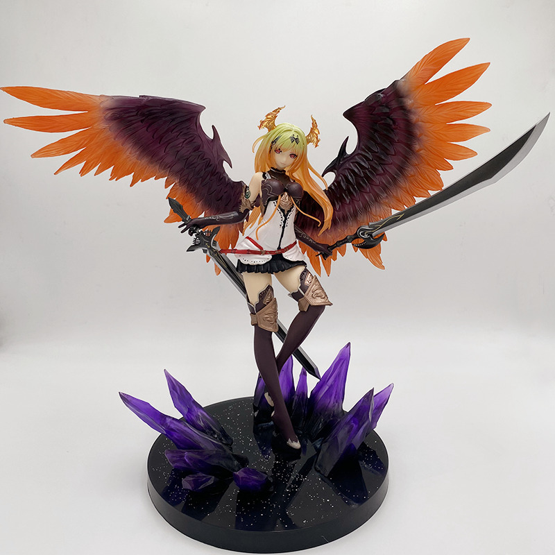 Funny Toys Rage of Bahamut Cerberus Dark Angel Olivier Dark Dragoon Forte Mystere Warden Spinne PVC Action Figure Anime Figure M