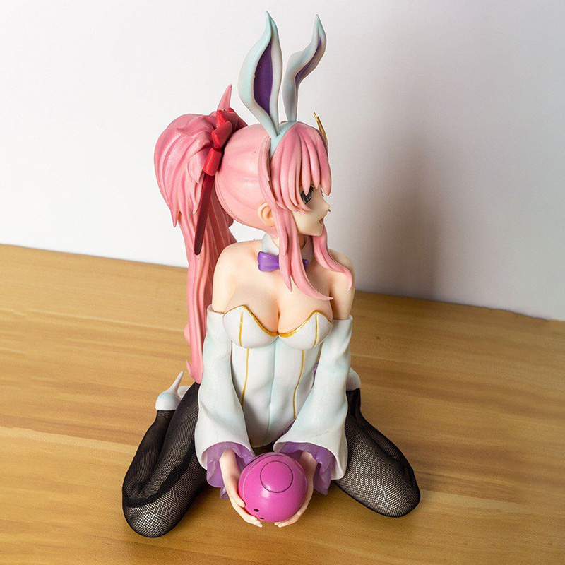 Funny Toys FREEing Mobile Suit SEED Lacus Clyne Bunny Girl B-style 1/4 Scale PVC Action Figure Anime Sexy Figure Model Toy Doll