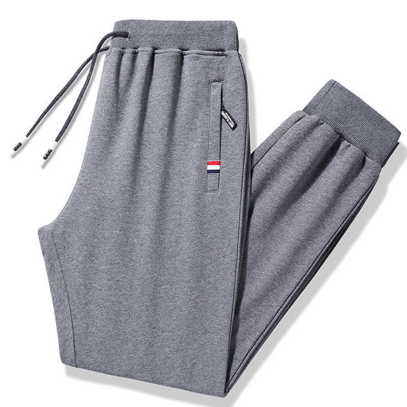 Men's Pants Winter warm cotton fitness sportswear bottom tight sports men's jogging pants M-8XL P230529