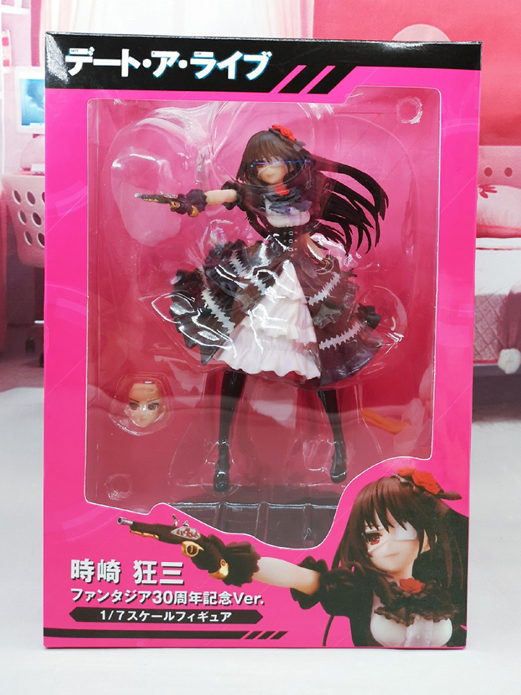 Funny Toys Anime Date A Live Kurumi Tokisaki Fantasia 30th Anniversary Version PVC Action Figure 1/7 Scale Anime Figure Model To