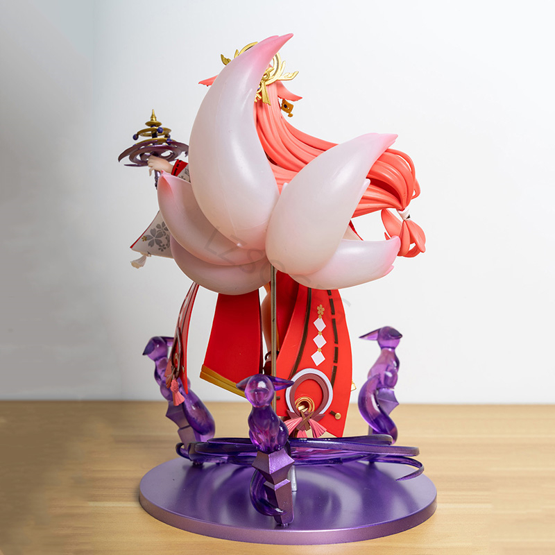 Funny Toys Genshin Impact Yae Miko GK PVC Action Figure Anime Figure Model Toys Collection Doll Gift