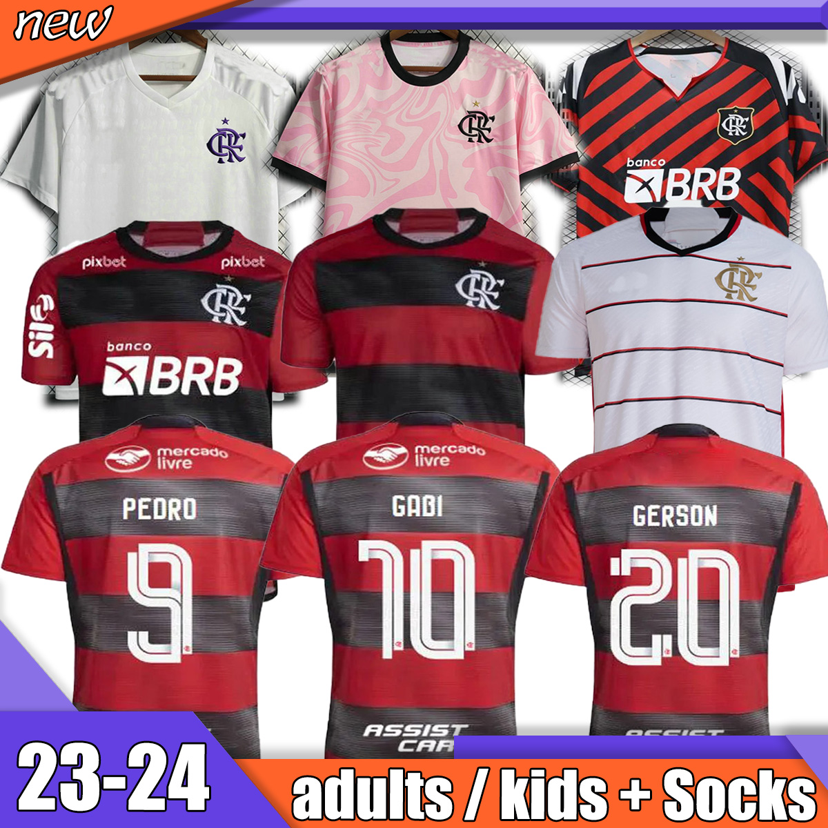 E.RIBEIRO 2023 2024 Gerson Flamengo soccer jerseys Final da libertadores David Luiz GABI 23 24 top football shirts vidal PEDRO DE ARRASCAETA campeao Jerseys de futbol, 01
E.RIBEIRO 2023 2024 Gerson Flamengo soccer jerseys Final da libertadores David Luiz GABI 23 24 top football shirts vidal PEDRO DE ARRASCAETA campeao Jerseys de futbol, 01