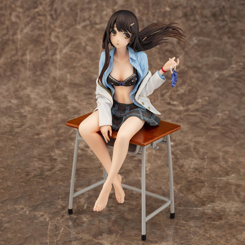 Funny Toys Daiki kougyou My GirlFriend Ran Senpai Illustration by Kina Kazuharu PVC Action Figure Anime Sexy Figure Model Toys D