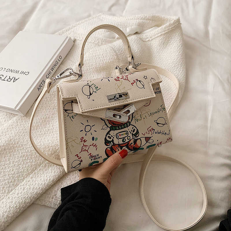 Net Red Small Shoulder Bag Women s Summer Versatile 2023 New Fashion Messenger Portable Square Handbag 230529