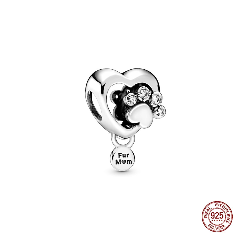 2024 New 925 Sterling Silver Pendant Mouse Monster Castle Lion Series Charm Bead Fit S925 Snake Bracelet Necklace Women Jewelry