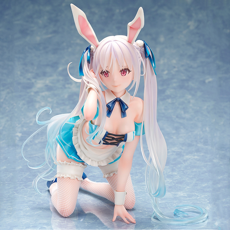 Funny Toys BINDing Native DSmile Chris Aqua Blue Bunny Girl PVC Action Figure Japanese Anime Figure Model Toys Collection Doll G