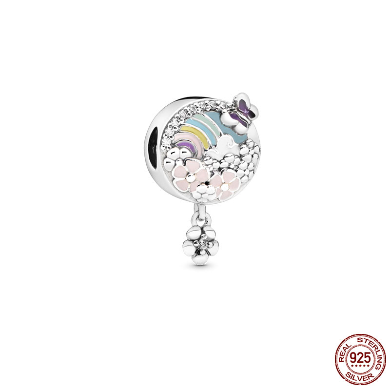 2024 New 925 Sterling Silver Pendant Mouse Monster Castle Lion Series Charm Bead Fit S925 Snake Bracelet Necklace Women Jewelry