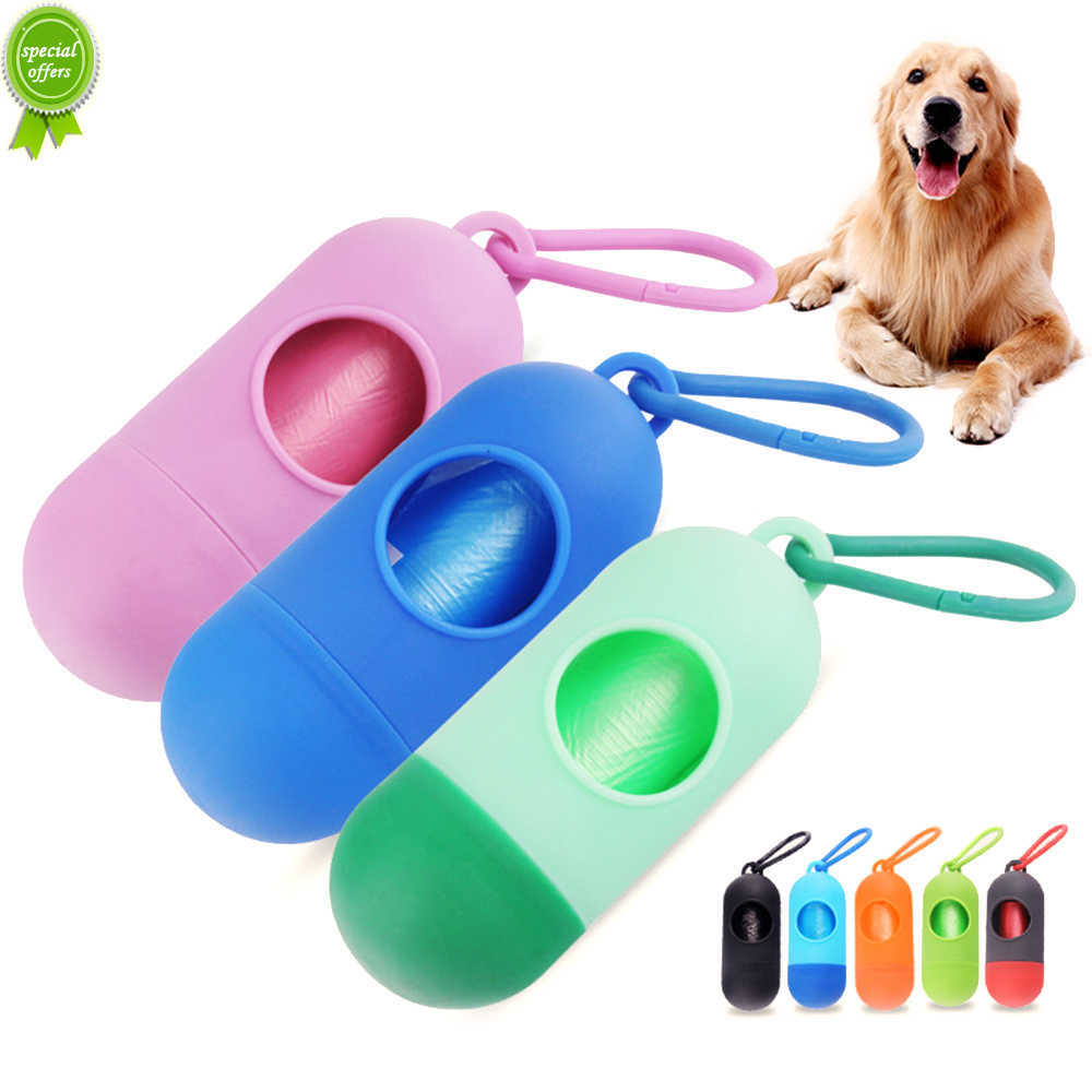 New Pet Dog Poop Bags Pooper Bag Carrier Outdoor Dog Accessories Portable Poop Garbage Bags For Dogs Cat Pet Supplies Pooper Scooper