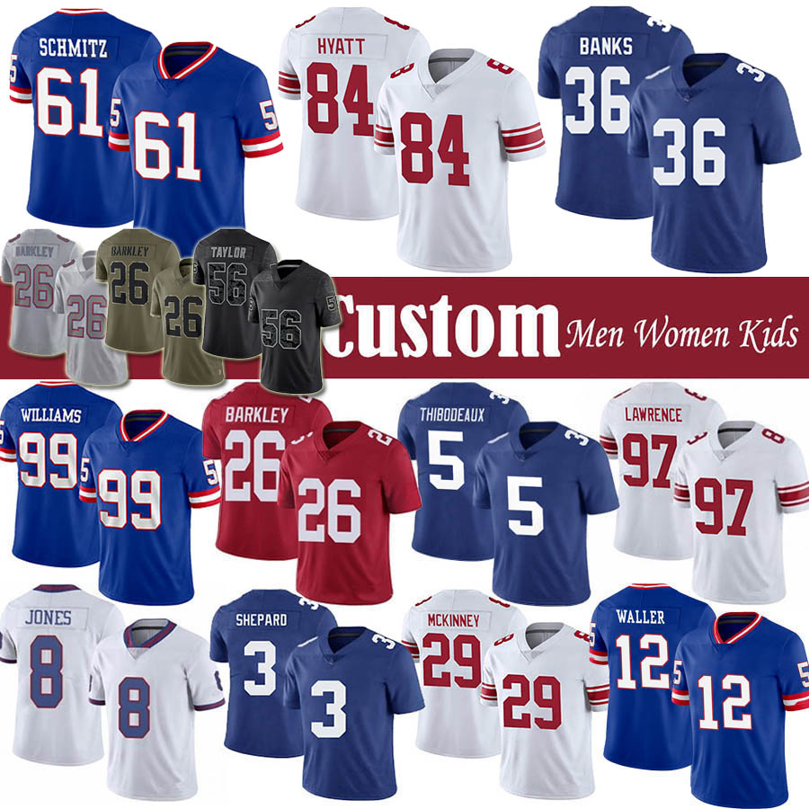 8 Daniel Jones Kayvon Thibodeaux Football Jersey Custom New York''Giants Darren Waller Dexter Lawrence II Saquon Barkley Leonard Williams Deonte Banks Taylor, Shown
8 Daniel Jones Kayvon Thibodeaux Football Jersey Custom New York''Giants Darren Waller Dexter Lawrence II Saquon Barkley Leonard Williams Deonte Banks Taylor, Shown
