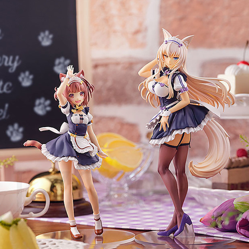 Funny Toys Anime NekoPara Azuki Coconut Pop Up Parade PVC Action Figure Anime Sexy Girl Figure Model Toys Collection Doll Gift