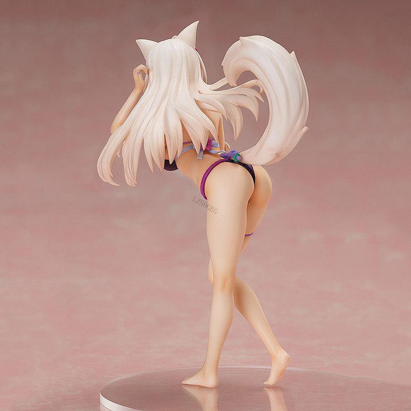 Funny Toys FREEing NekoPara Azuki Coconut Swimsuit Ver. S-style 1/12 PVC Action Figure Anime Sexy Figure Model Toys Collection D