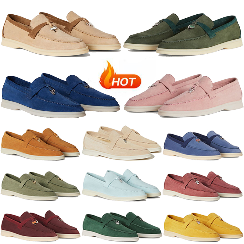 Casual Shoes for Men Women Summer Charms Walk Suede Moccasins designer sneakers Leather Loafers pink black loropiana mens womens outdoor sports trainers, Item#1
Casual Shoes for Men Women Summer Charms Walk Suede Moccasins designer sneakers Leather Loafers pink black loropiana mens womens outdoor sports trainers, Item#1