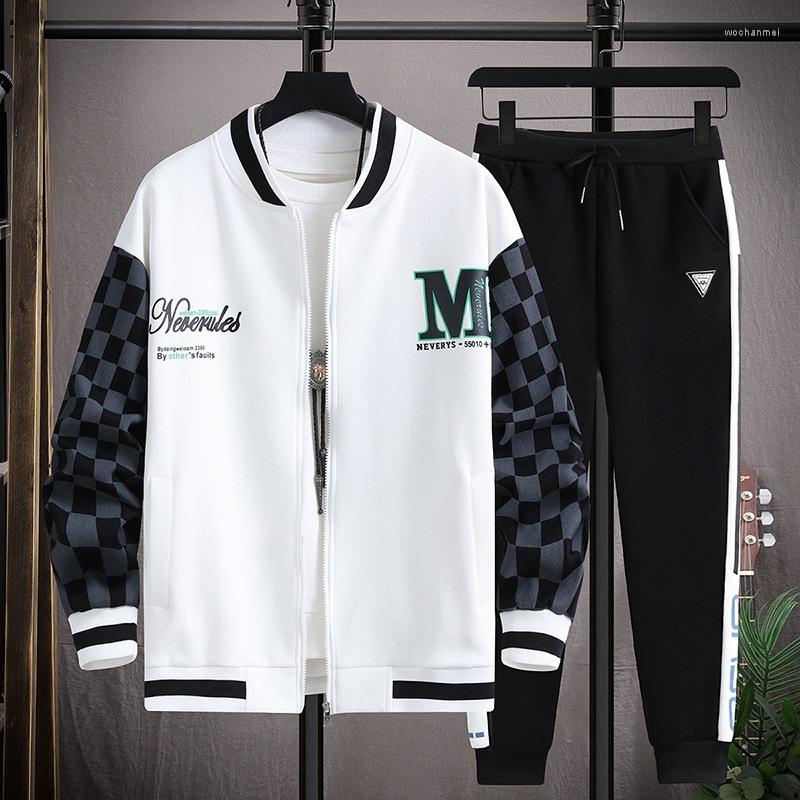 Men's Tracksuits Autumn Outfits Men Tracksuit 2 Piece Set Letter Print Fashion Clothing Baseball Uniform Sportswear Running Suit Jogging, 875 blue jacket
Men's Tracksuits Autumn Outfits Men Tracksuit 2 Piece Set Letter Print Fashion Clothing Baseball Uniform Sportswear Running Suit Jogging, 875 blue jacket
