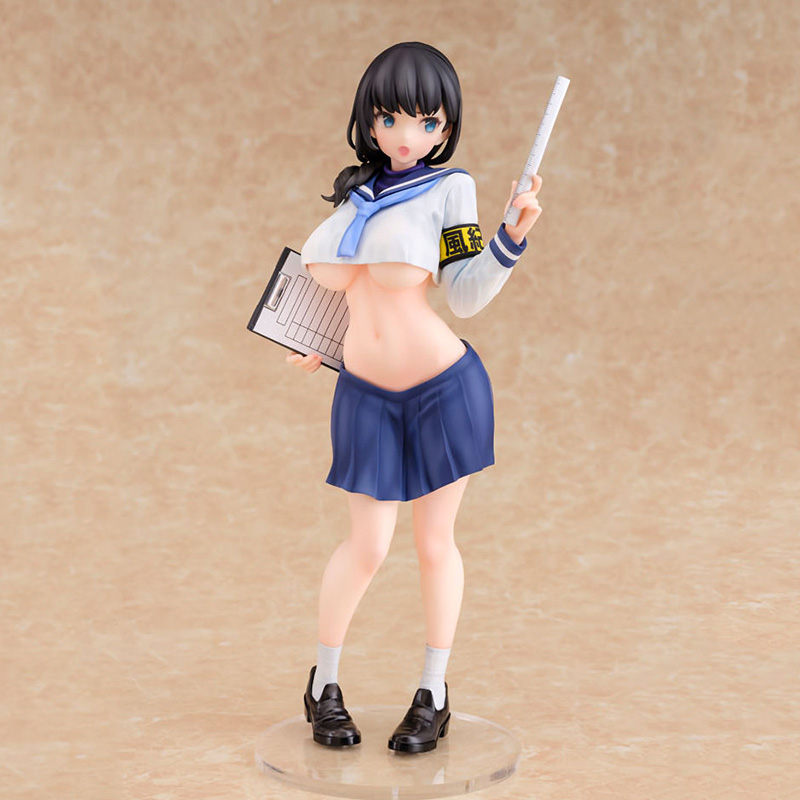 Funny Toys Daiki Kougyou POPQNs Serious! Fuki Iin-san Illustration by POPQN PVC Action Figure Anime Sexy Figure Model Toys Dol