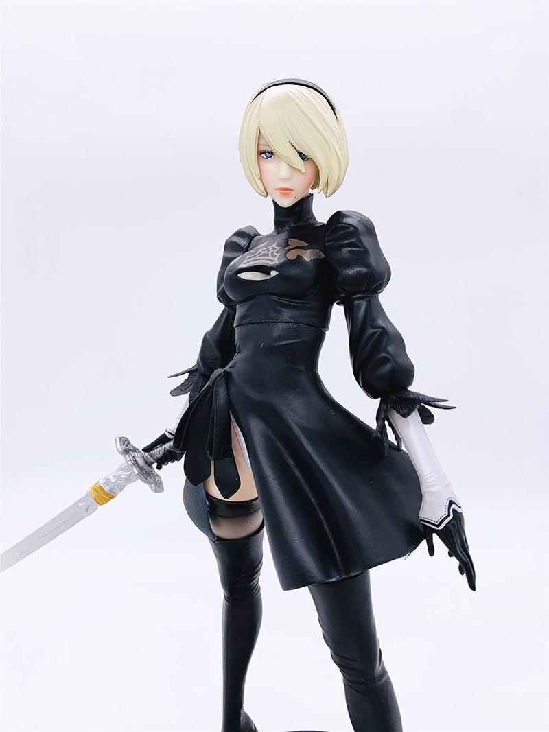 Funny Toys Nier Automata 2B YoRHa No.2 Type B PVC Action Figure Japanese Anime Figure Model Toys Collection Doll Gift
