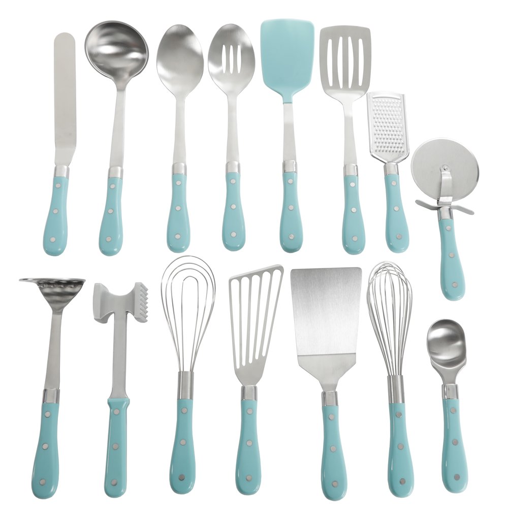 Frontier Collection 15-Piece All in One Tool and Gadget Set, Turquoise