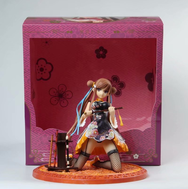 Funny Toys SKYTUBE PREMIUM ORIGINAL CHARACTER BY TONY CHUN MEI JIN LIAN GOLDEN VER. PVC ACTION FIGURE ANIME FIGURE MODEL TOYS DO