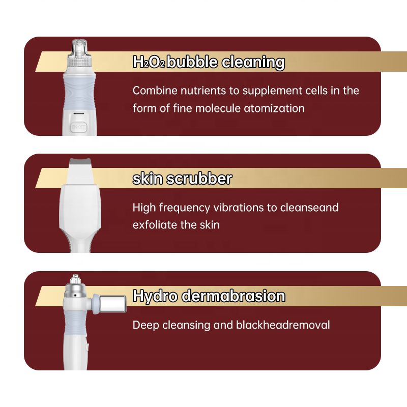 2023 Oxygen Therapy Jet Clean Peeling Facial Waterpeel Dermabrasion Microdermabrasion Crystal Machine