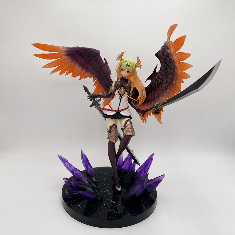 Funny Toys Rage of Bahamut Cerberus Dark Angel Olivier Dark Dragoon Forte Mystere Warden Spinne PVC Action Figure Anime Figure M