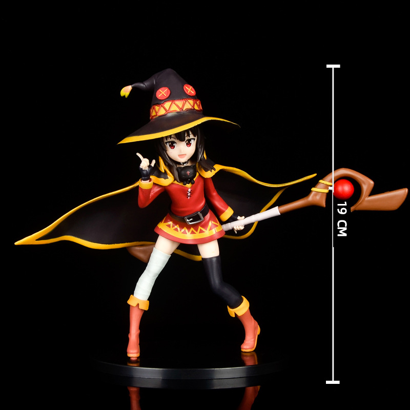 Funny Toys Anime KonoSuba Gods Blessing on this Wonderful World Megumin PVC Action Figure Japanese Anime Figure Model Toys Doll