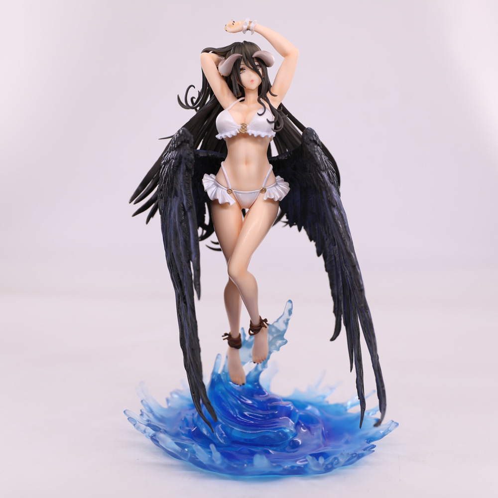 Funny Toys Shibuya Scramble Figure Overlord Albedo Swimsuit Ver. 1/7 PVC Action Figure Anime Sexy Figure Model Toys Doll Gift