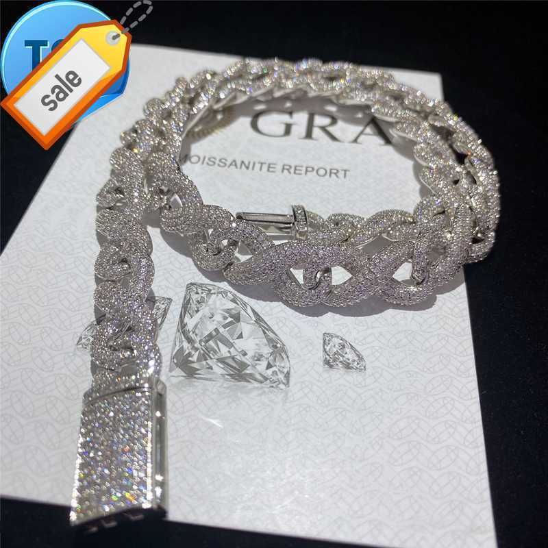 Full Iced Out Classic Box Clasp Moissanite Cuban Link Chain Fine Hip Hop Men Jewelry Cuban Necklace Bling Diamond Chain
Full Iced Out Classic Box Clasp Moissanite Cuban Link Chain Fine Hip Hop Men Jewelry Cuban Necklace Bling Diamond Chain