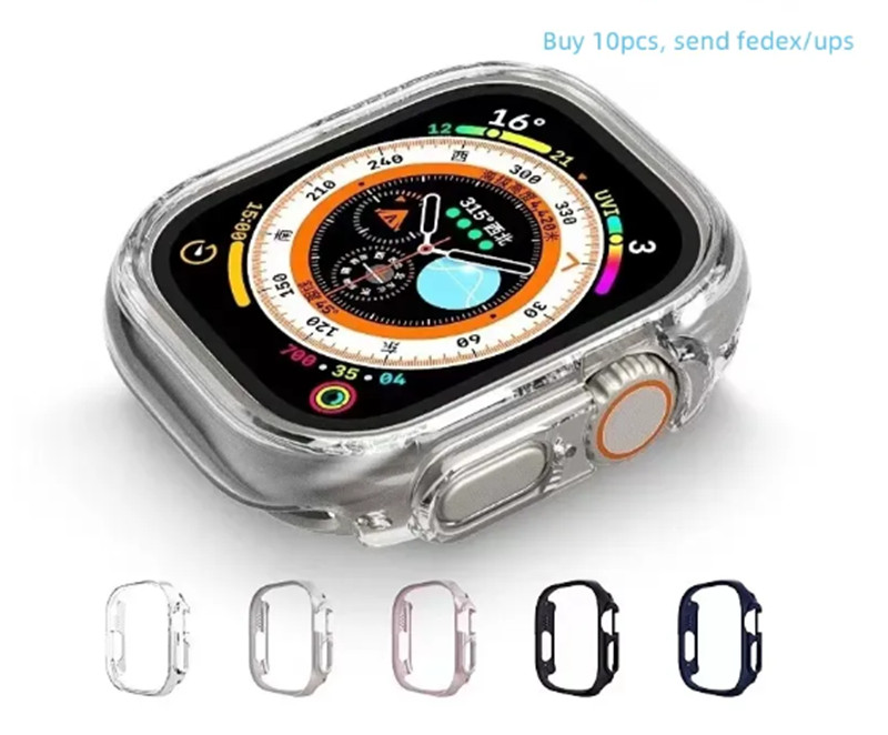 For watch Ultra 2 9 45mm 49mm Smart Watch Series S8 S9 Smartwatch sport watches strap box Protective cover case free shipping