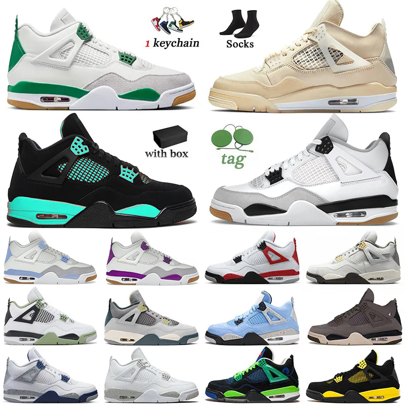 With Box Basketball Shoes Retro Jumpman 4 Black Cat Jorde 4s Frozen Moments Pine Green Men Sneakers Light Blue Red Thunder Sail White Dhgate Mens Trainers US 13, D61 sb 40-47
With Box Basketball Shoes Retro Jumpman 4 Black Cat Jorde 4s Frozen Moments Pine Green Men Sneakers Light Blue Red Thunder Sail White Dhgate Mens Trainers US 13, D61 sb 40-47