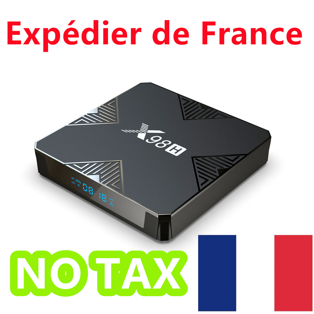 Ship From France X98H Smart TV Box Android 12 Allwinner H618 Quad Core A53 Support 4K Wifi6 Set Top Box 2GB 16GB ,4GB 32GB