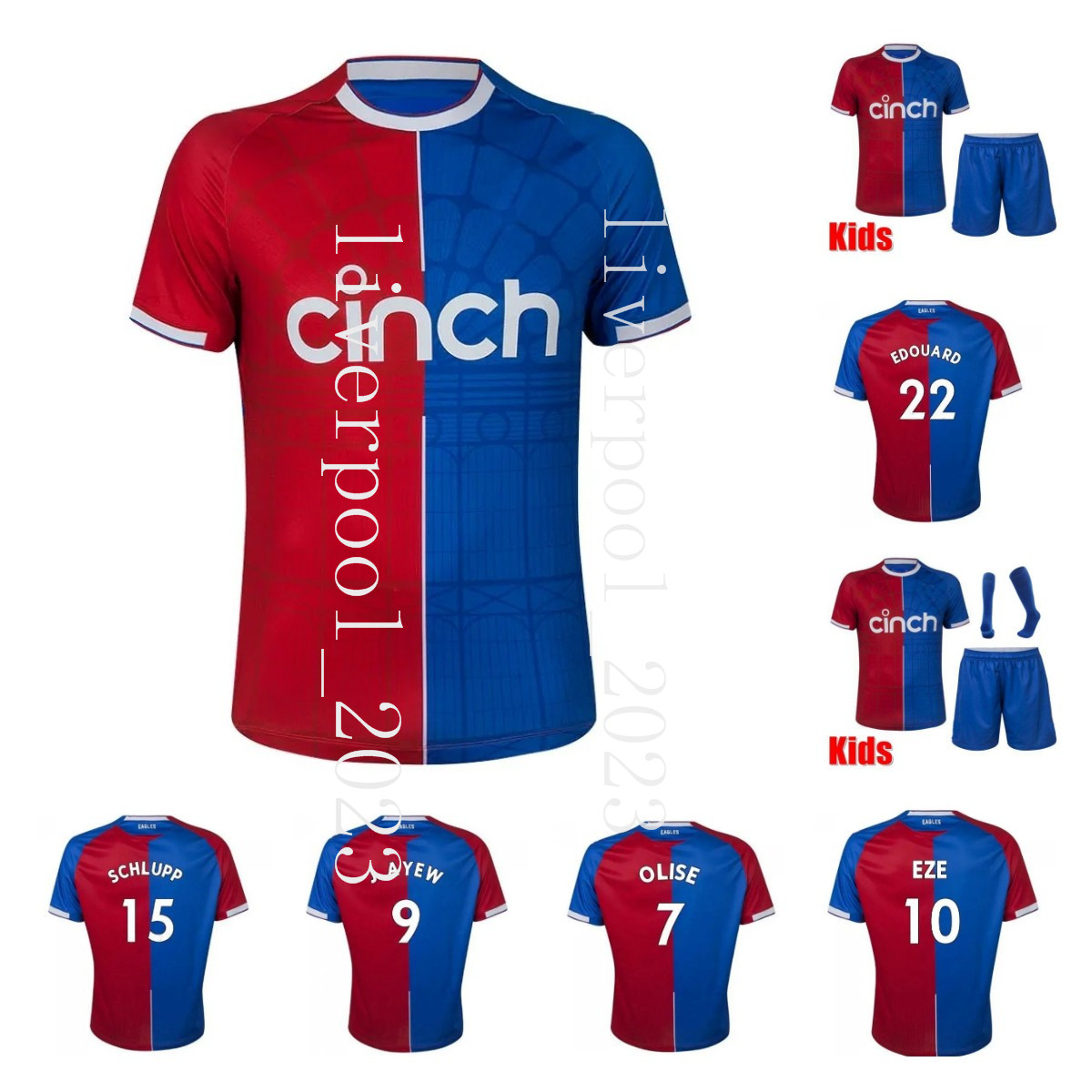 2023 2024 OLISE Crystal Soccer Jerseys 23 24 ZAHA EZE J.AYEW Palace SAKHO MEYER Top Football shirt Kit BENTEKE SCHLUPP MATETA EDOUARD GALLAGHER OLISE Football Shirt
2023 2024 OLISE Crystal Soccer Jerseys 23 24 ZAHA EZE J.AYEW Palace SAKHO MEYER Top Football shirt Kit BENTEKE SCHLUPP MATETA EDOUARD GALLAGHER OLISE Football Shirt
