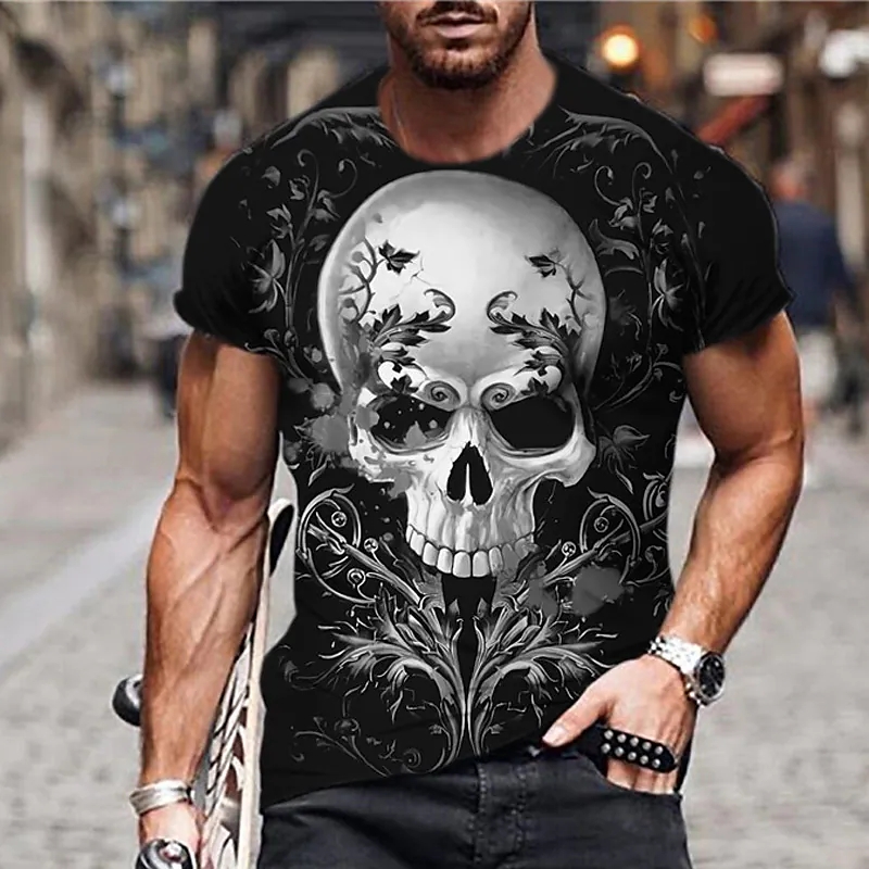 Men's t Shirts Death Skull Print Shirt for Men Terror Harajuku Oversized Short Sleeve Tops Summer Trend Leisure O-neck Tees Vintage Clothes 17IVSE, Dxtx-skull-10304
Men's t Shirts Death Skull Print Shirt for Men Terror Harajuku Oversized Short Sleeve Tops Summer Trend Leisure O-neck Tees Vintage Clothes 17IVSE, Dxtx-skull-10304