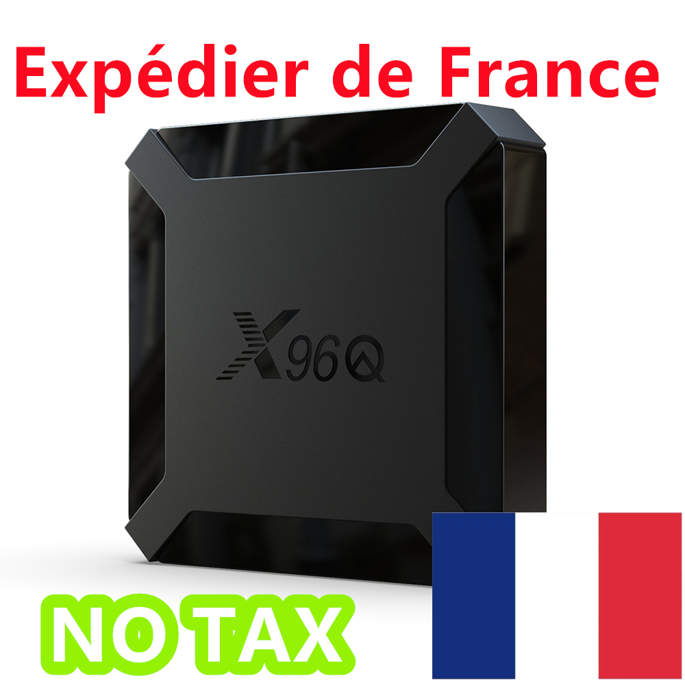 Ship From France X96Q TV Box Android 10.0 OS 2GB RAM 16GB Smart 1GB 8GB Allwinner H313 Quad Core 4K 100M LAN