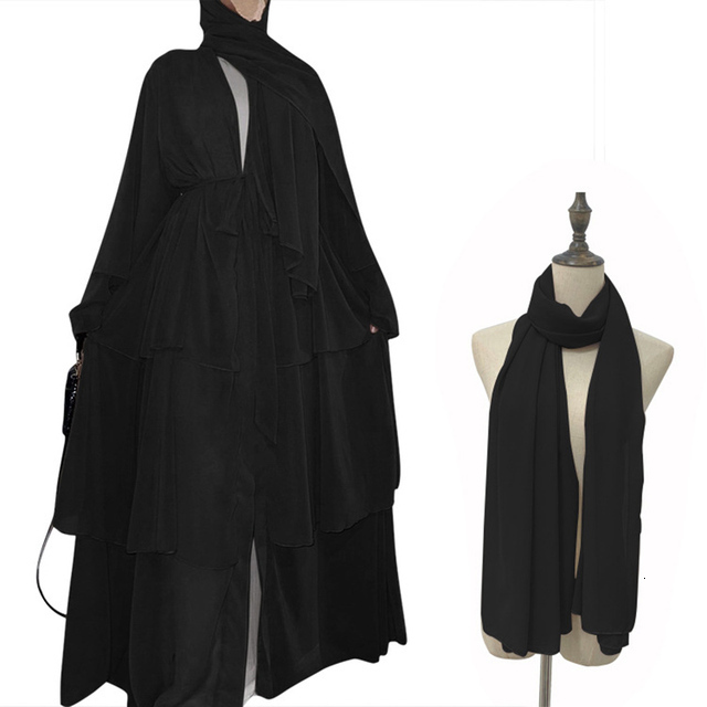 Ethnic Chiffon Open Abaya Dubai Turkey Kaftan Muslim Cardigan Abayas Dresses For Women Casual Robe Kimono Femme Caftan Islam Clothing 230529